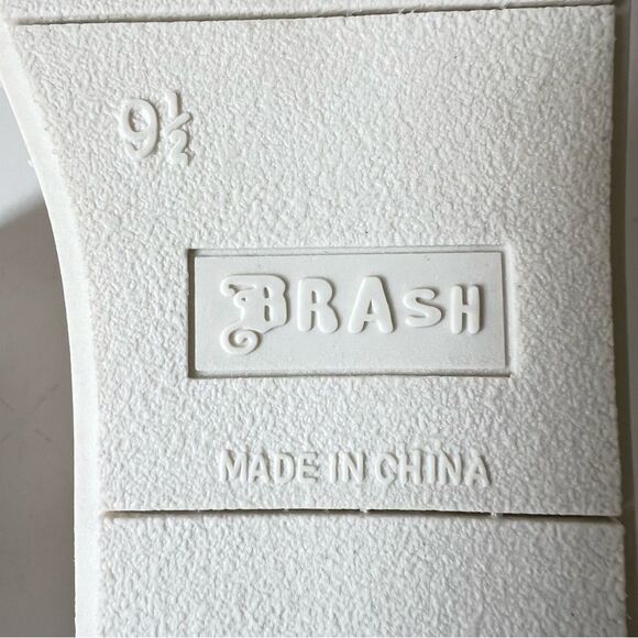 Brash Elisha Sock Knit Fashion No Tie Slip-on Gray Skater Sneaker Shoe Size 9.5 - Picture 8 of 10